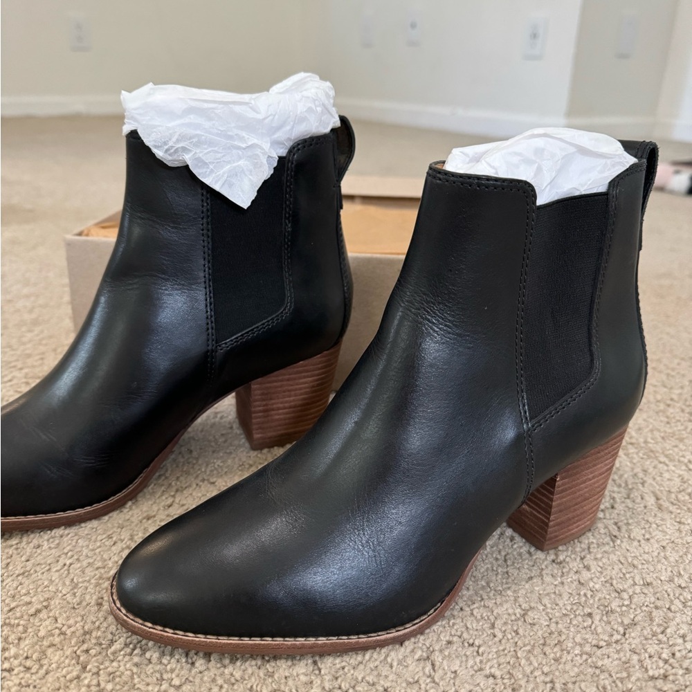 Madewell The Regan Boot, Leather Size 8.5